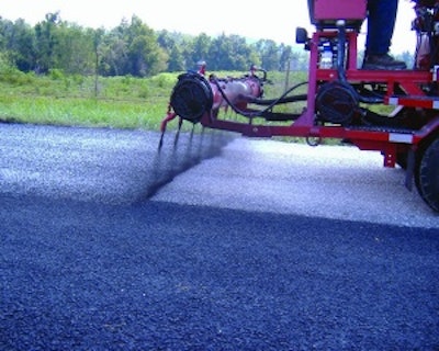 'While spraying, you can control exactly how much material goes down and give the customer what the product specifications and job demands,' says Gordon Rayner, CEO of California Pavement Maintenance.