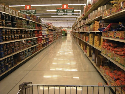Lythic Densifier helped NW Supply keep this polishing job at a 24-hour store on time with less mess and less labor.