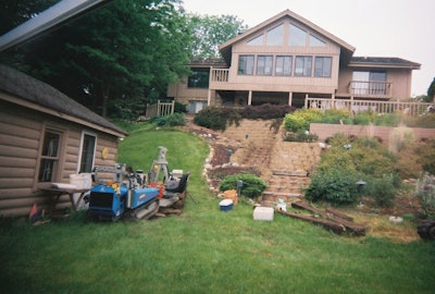 Badger Underground used a Grundodrill 4X compact directional drill to complete a difficult gas, water and sewer line installation in Oconomowoc, WI. The homeowners wanted a trenchless application that would not disturb extensive landscaping.