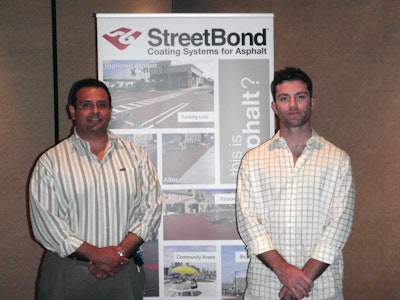 Mario Flores and Baron Avratin, owners of Ethos Enterprise located in Phoenix, AZ, have found success in the niche market of stamped asphalt.