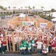 ore than 100 volunteers kicked off spring and the Hammers for Habitat volunteer drive under the California sun at Lowe’s of Central Long Beach.