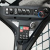 Electronic control features on the latest generation skid-steer and compact track loaders allow operators to customize machine response to personal preferences and optimize machine efficiency. They go far beyond the ability to switch between H and ISO control patterns. Images provided by John Deere
