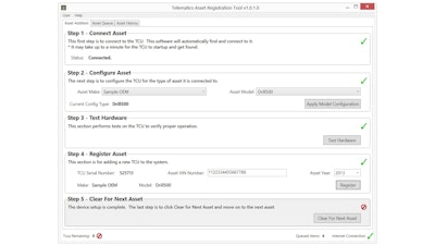 Telematics Asset Registration Tool 54088b6529438