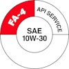 API will introduce a special service symbol donut to help consumers identify FA-4 diesel engine oil. The new donut features a shaded section to differentiate API FA-4 diesel oils from CK-4 oils.