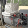 Blastcrete Equipment Company introduces its patent-pending DustAway dust suppression system. It consists of a bulk bag with a dust ruffle that surrounds a mixer’s opening to encapsulate airborne particles and control respirable dust.