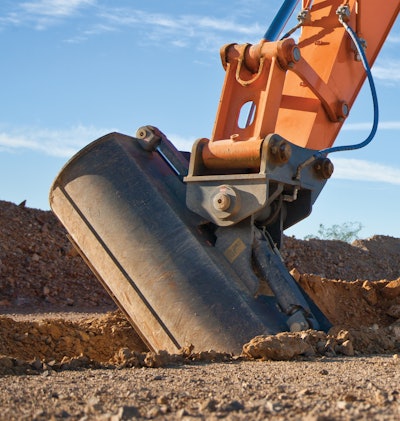 Tilting buckets are very versatile and when used in the right application like ditching or finish grading. They are typically used with wide buckets from grading and shaping applications.