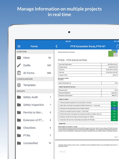 The Novade mobile app includes the ability to manage inspections, checklists, safety procedures, asset management, and handover.