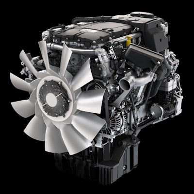 Aimed at the vocational truck markets, the Detroit DD8 is a 7.7-liter in-line, six-cylinder medium-duty engine. It boasts a horsepower range of 260 to 350 hp and a torque range of 660 to 1,050 lbs.-ft.