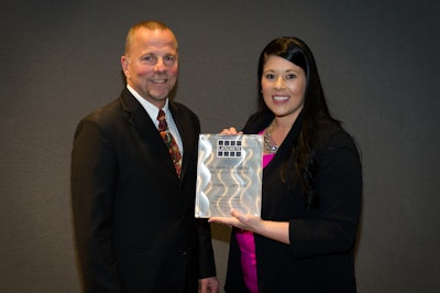 Dr. Eerik Maandi, Vice President R&D with Scientist Lindsey Lempicki.