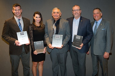 From left to right: Adam Shutt, Technical Sales Representative, Lori Carriello, Associate Director, SAG, Phil Canto, Technical Sales Representative, Adam Marks, Technical Sales Representative, and Edward Metcalf, North America President and Chief Operating Officer.