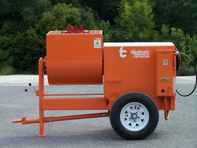 Blastcrete Equipment’s Refractory Paddle Mixer combines as much as 500 pounds of refractory castable, mortar or grout in less than two minutes.