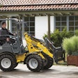 An electric motor built into the drive system of the Wacker Neuson WL20e ensures high performance and tractive force can be achieved.