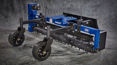 MTW Power Box Rake for hydraulic skid steer applications