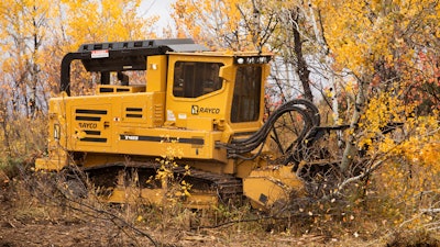 Rayco T415 Forestry Mulcher And Hydra Stumper Action