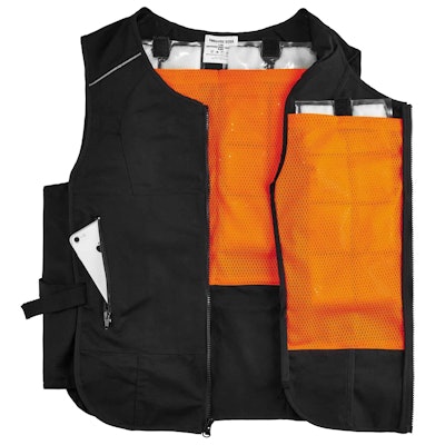 Ergodyne 6260 Lightweight Phase Change Cooling Vest With Packs Inside