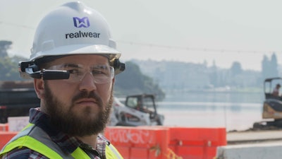 RealWear focuses on the connected worker. Skilled workers that need guidance from experts use the RealWear system.