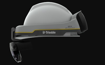 The Trimble XR10 with HoloLens 2 is the latest in mixed reality and the result of a long-standing joint venture with Microsoft. The flip up/down visor allows for easy transition to and from mixed reality.