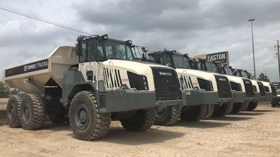 Terex Trucks Press Release Franco Builders Ta300s 1