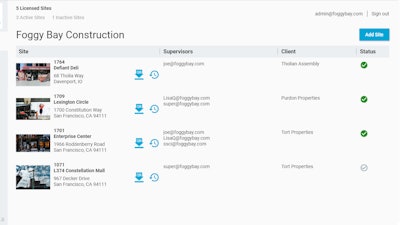 Safe Site Check In Site View