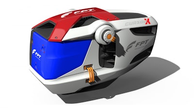 The Natural Gas configuration of the Cursor X concept can provide many of the same benefits as a traditional natural gas engine.