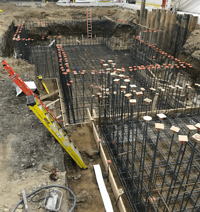 A Custom Foundation Work Site