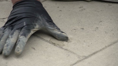Repairing Stamped Concrete - Patch