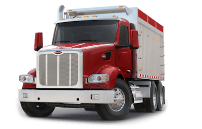 The Peterbilt conventional Model 567 truck was specifically designed to withstand the demands of dump, logging, construction and other harsh vocational applications.