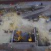 The Kuwahee plant project called for cutting 146 squares measuring 4 ft. and forty-five 36-in.-diameter holes in 15-in. concrete heavily reinforced with 1.25-in. rebar.