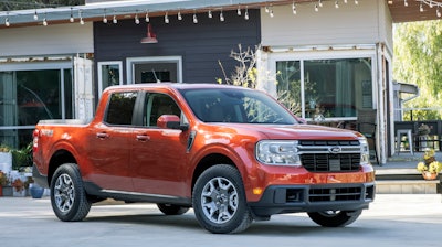 The Ford Maverick offers an affordable unibody design with standard full-hybrid powertrain provides an EPA estimated rating of 40 mpg in the city that gives the pickup a range of up to 500 miles on a single tank of gas.