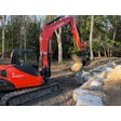 Marlboro Mountain Construction is uses a Werk-Brau Power Grip Bucket and Engcon Tiltrotator to easily grip and move rock and other materials.
