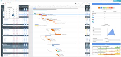 At Schedule Review, project managers introduce risks to their deliverables and rate their confidence in performance to feed the AI's ability to automatically generate risk-adjusted schedules and budgets.