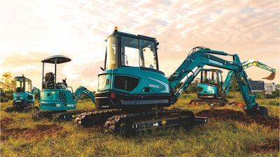 Sunward Excavators Range