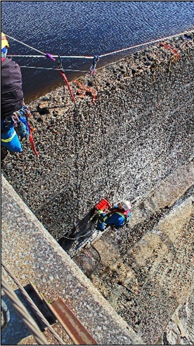 Concrete Dam Safety Inspection with Ground Penetrating Radar GPR