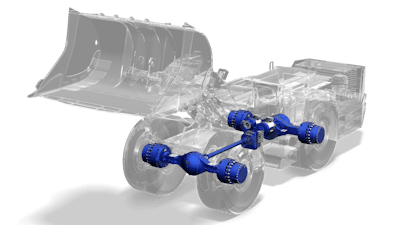 Dana Underground Loader With E Powershift Transmission