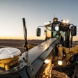 Mastless Trimble Earthworks systems improve the range of grader moldboard motion and keep operators from having to climb around mounting receivers on masts.