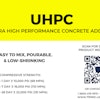 Trinic White UHPC Powdered Additive