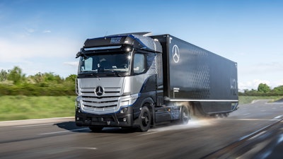 Daimler has begun rigorous testing of its hydrogen truck, the Mercedes-Benz GenH2 Truck.
