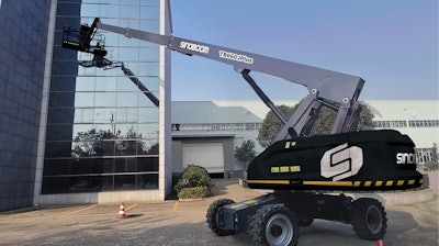 Sinoboom North America launched the TB660J Plus boom lift and the 4655E Plus scissor lift at the ARA Show.
