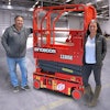 (On Left) Winner - Roger Roberson, Arrow Lift Rentals (On Right) – Sarah Bolich, Arrow Lift Rentals