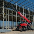 If the maximum material weight is equal to or below the load chart weight for the areas the operator needs to reach with the materials, that particular telehandler should be capable of successfully completing the lift.