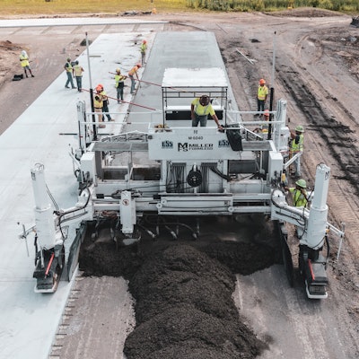 The M-6040 Slipform Paver