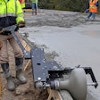 Curb Roller Manufacturing’s newest product, the Badger Curb Maker (pictured), is capable of shaping a curb head up to 6-in. high and 18-in. wide for monolithic pours.