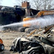 Demolition Contractor Controls Dust With Atomized Mist Technology