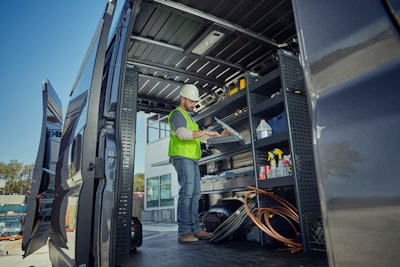 The Cargo Van configuration offers cargo lengths of 8, 10, 12 and 13.5 ft. and features up to 12 foldaway tie-down rings with a 1,000-lb. rating to maintain a flat floor and five sidewall tie-down rings with a 550-lb. rating.