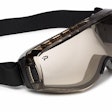 Available with a clear or tinted lens, the Pilot Neo safety glasses features a vented design and a heavy-duty neoprene strap.