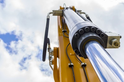 Regularly inspect hydraulic hoses and assemblies for abrasion, leakage, cracking or blackening, rust buildup, kinks and tube erosion.