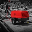 Powered with a liquid-cooled, three-cylinder Kohler diesel engine, the CPS 185 air compressor supports pneumatic handheld tools for demolition, construction or on-site maintenance.