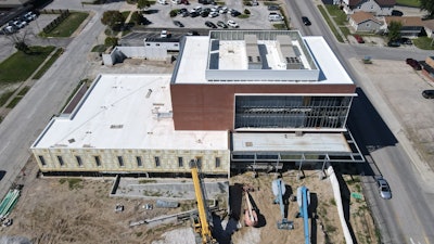 Callaway County Justice Center under construction by Little Dixie Construction in Fulton, Mo.