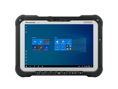 The 2-in-1 detachable design allows users to operate the device both in laptop and tablet modes, with the ability to dock or mount the device on forklifts, emergency vehicles and desktops.