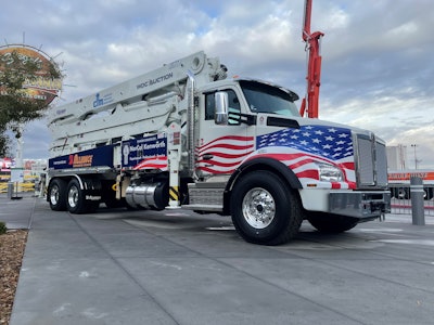 auction item at world of concrete